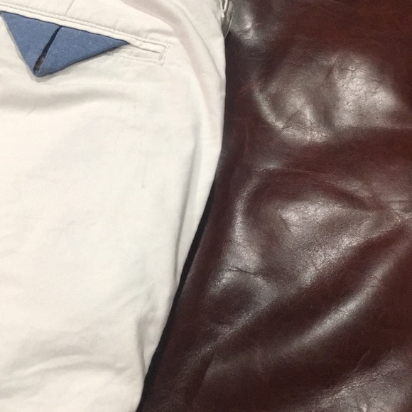 Club Room White Khaki Chino Flat Front Shorts 38 - Picture 9 of 9